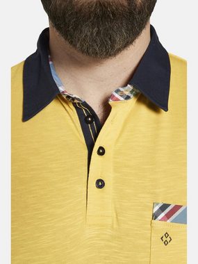 Charles Colby Poloshirt EARL BREANDAN mit Details im Karomuster