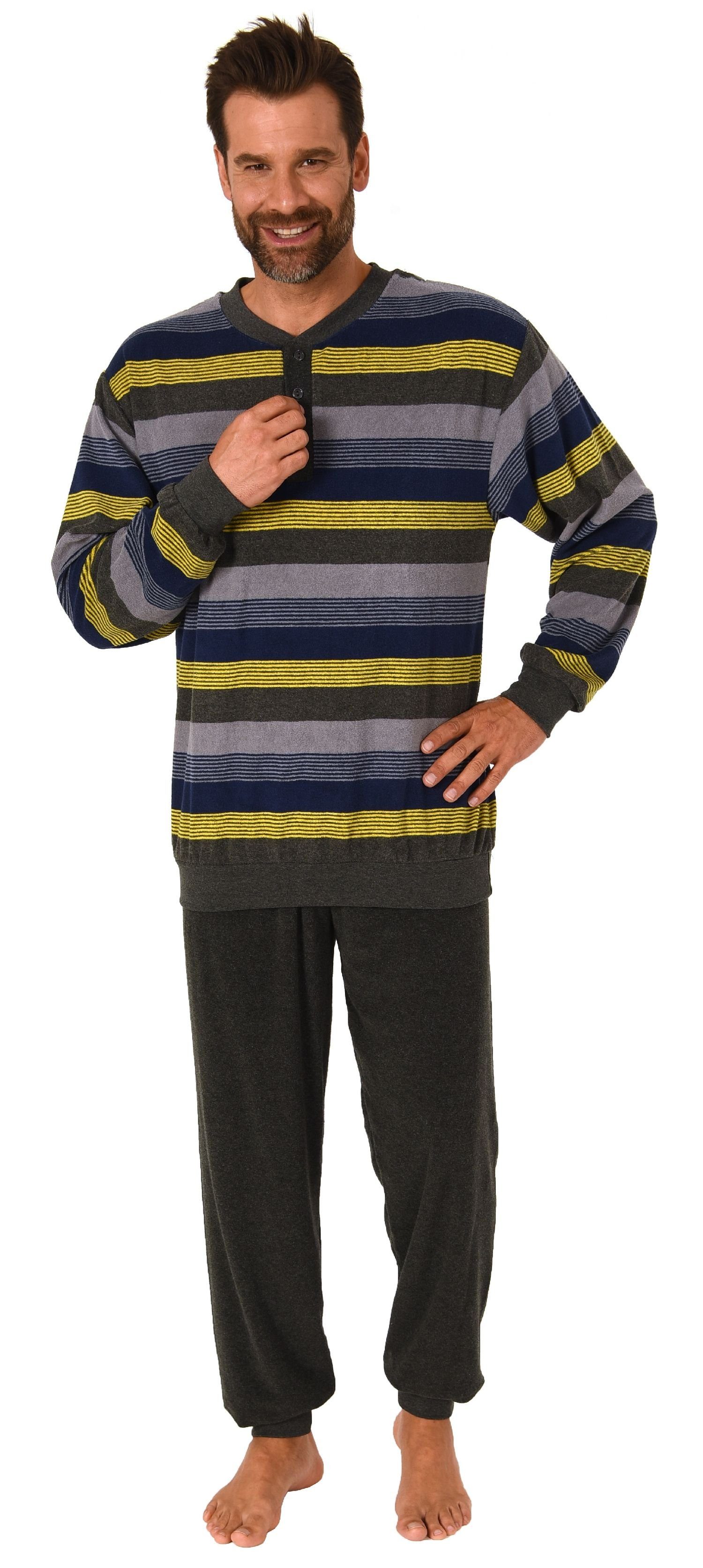 Normann Pyjama Herren Frottee Pyjama mit günstig online kaufen