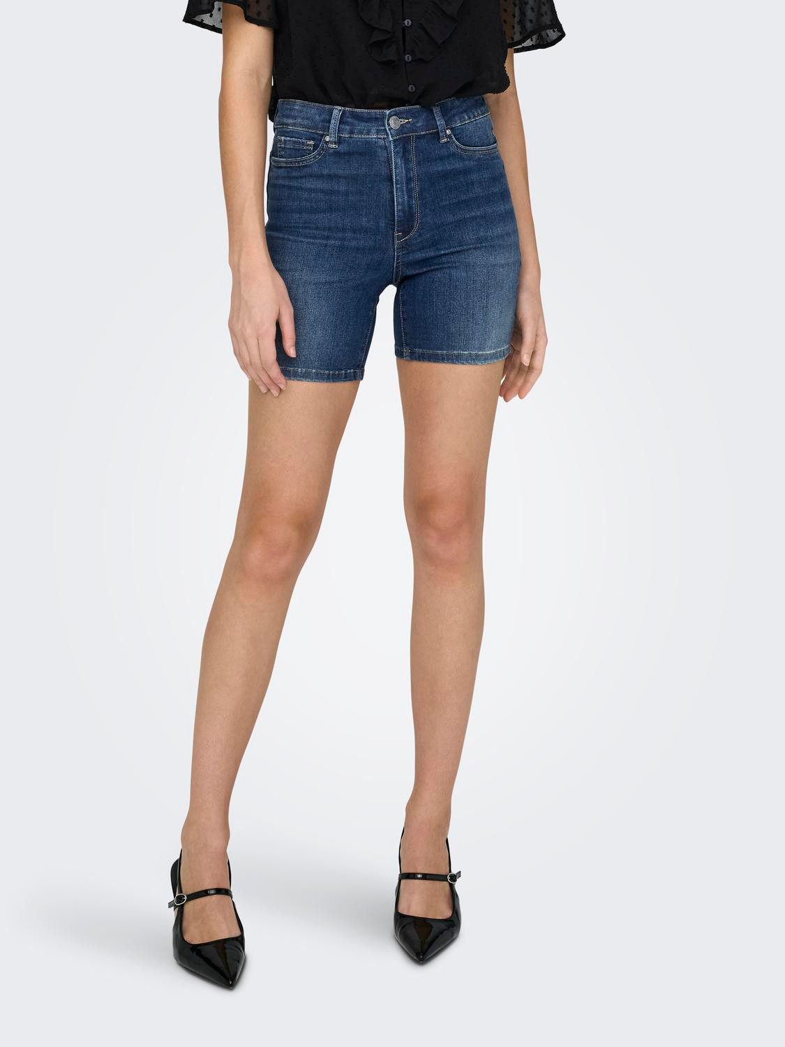 ONLY Jeansshorts ONLROSE HW SKINNY SHORTS DNM GUA192