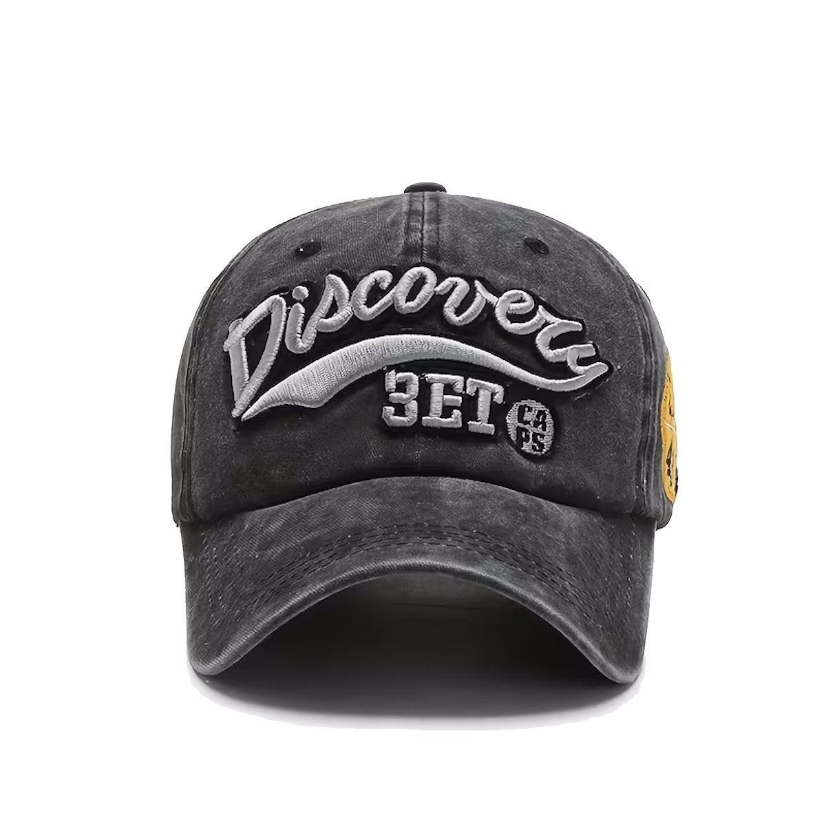 Sporty Baseball Cap Classic Discovery Vintage Style Used Washed Look Retro Baseballcap vintage Look