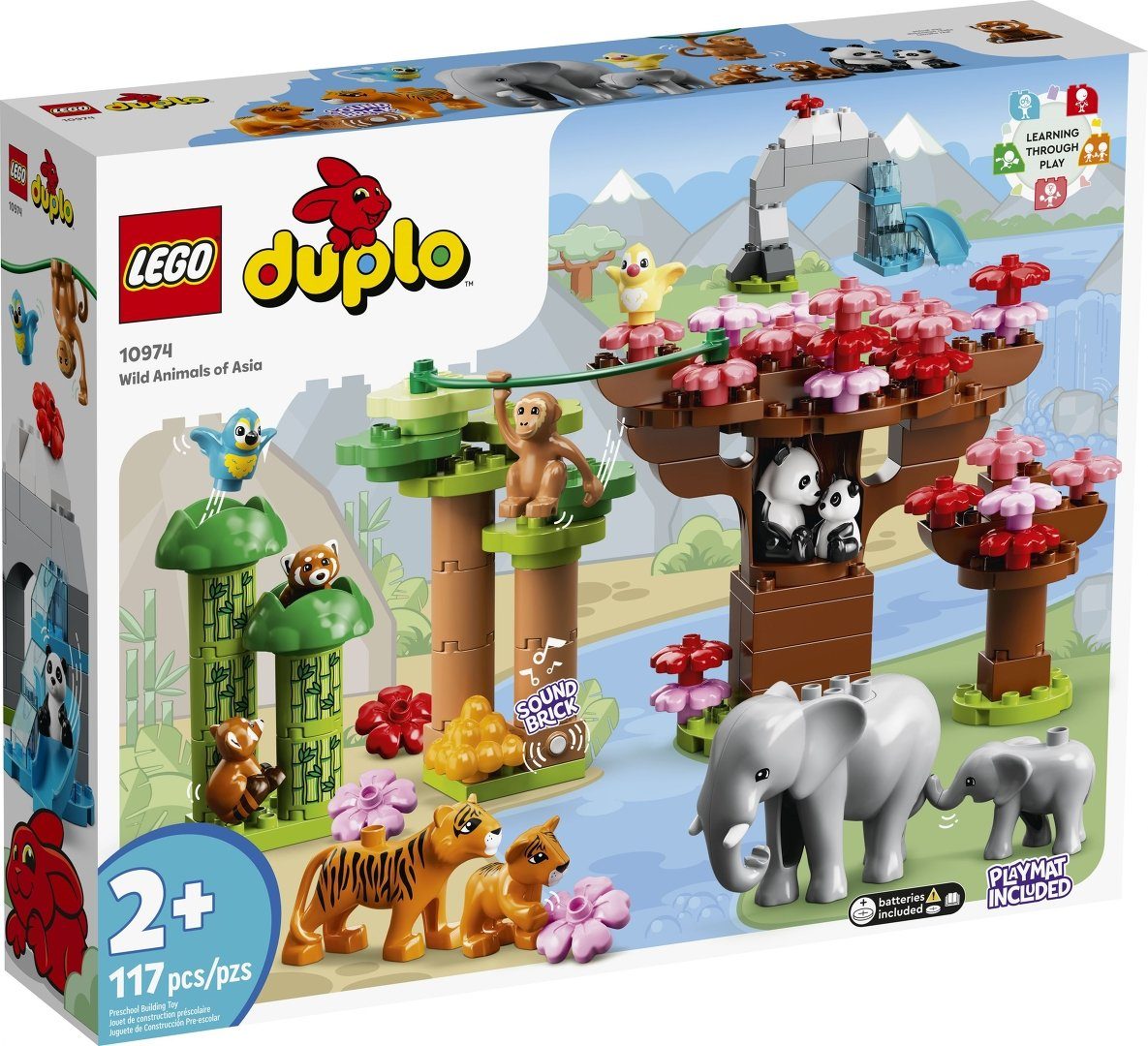 LEGO® LEGO® DUPLO® 10974 Wilde Tiere Asiens Konstruktionsspielsteine, (117 günstig online kaufen