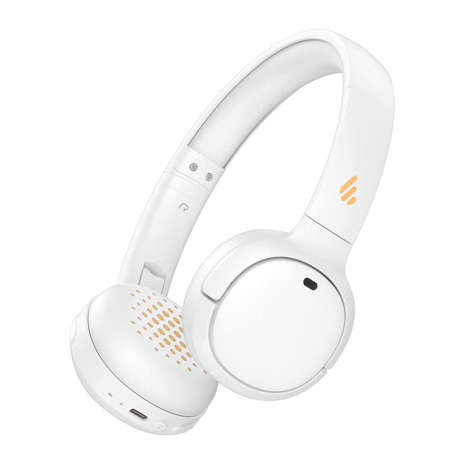 Edifier® WH500 On-Ear-Kopfhörer (Voice Assistant, Verdoppeln Sie Ihre Verbindungen) weiß