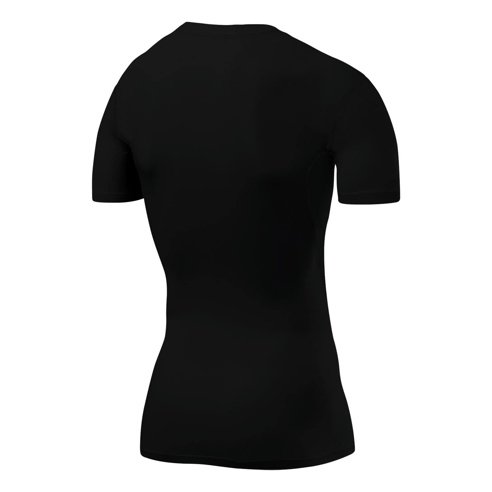 Schwarz Funktionsunterhemd TCA HyperFusion elastisch - Sportshirt, kurzärmlig, TCA Herren