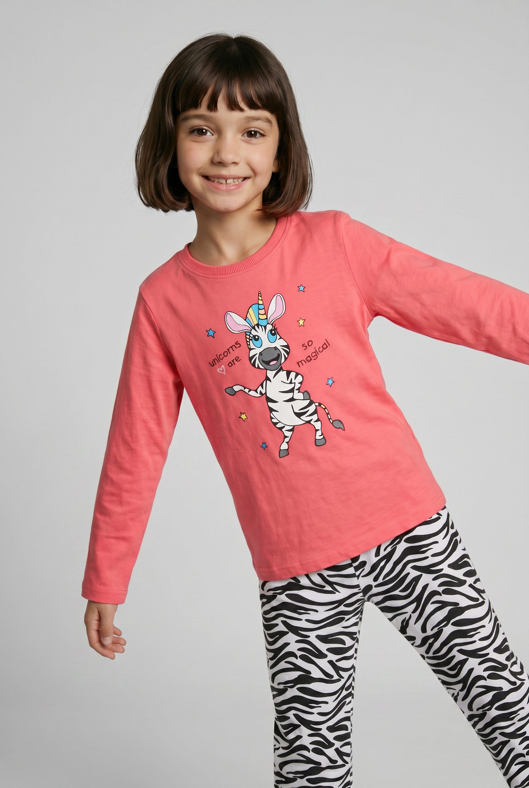 bonprix Pyjama (Set, 2 tlg) bequeme Passform, aus Baumwolle, Hose mit elastischem Bund