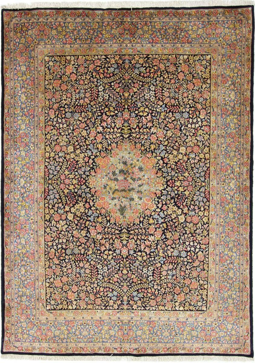 Orientteppich Kerman Rafsanjan 175x243 Handgeknüpfter Orientteppich / Perserteppich, Nain Trading, rechteckig, Höhe: 12 mm