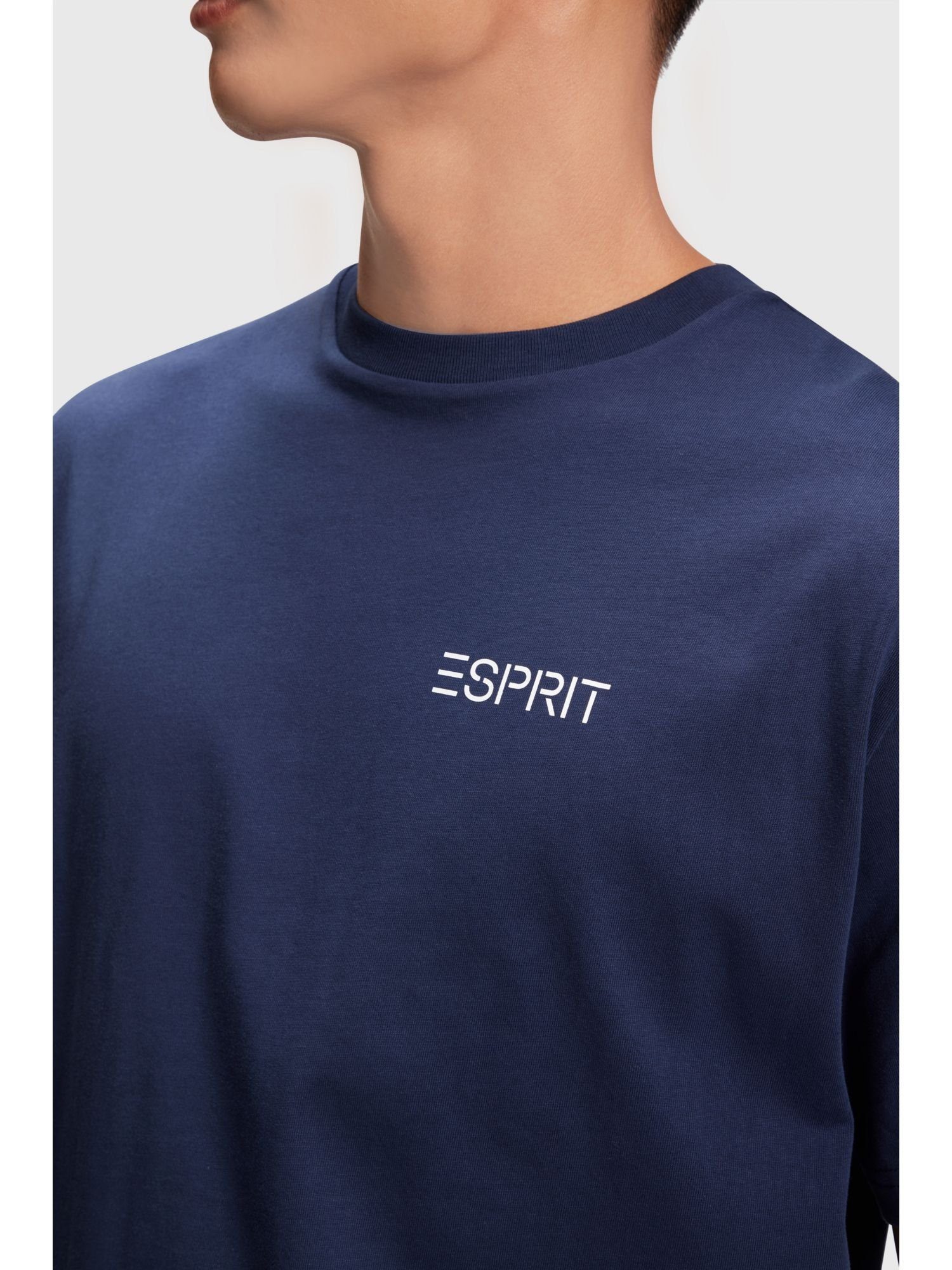 aus Esprit NAVY T-Shirt Print-T-Shirt Edition der Seoul (1-tlg)