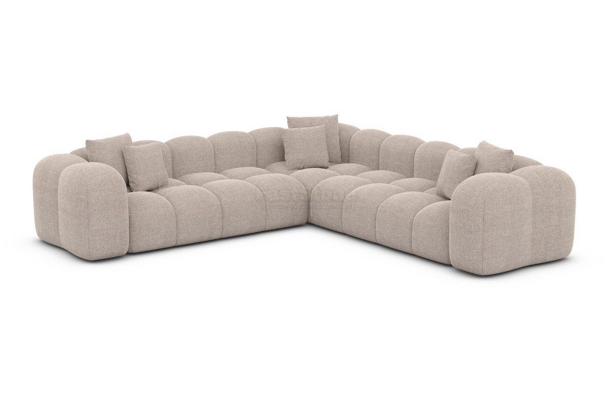 Sofa Dreams Ecksofa Modern Stoff Strukturtstoff Couch Sofa Formentera L For günstig online kaufen