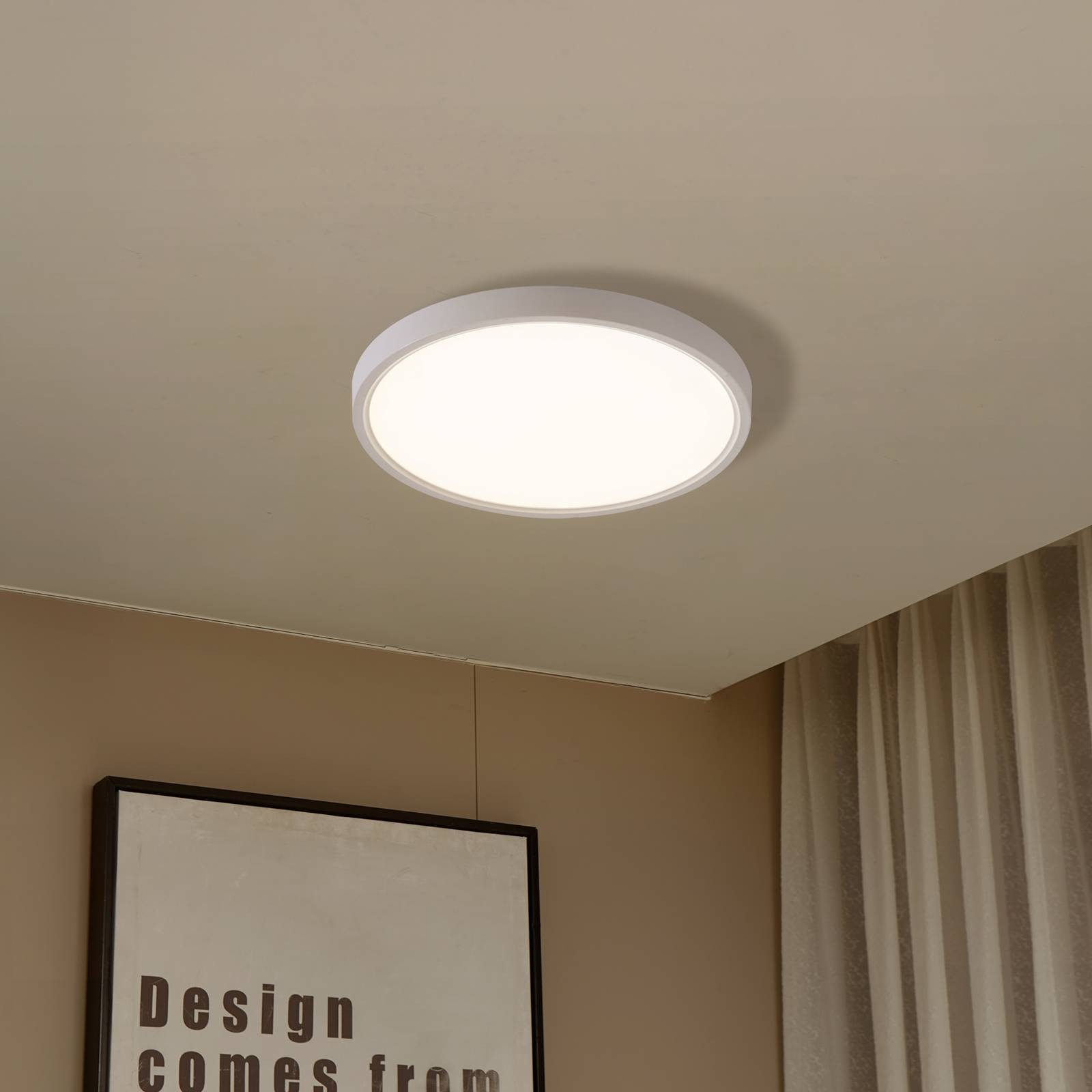 Lindby Deckenleuchten Deika, Enthalten, LED 23 W gesamt, Farbwechsel RGB + weiß