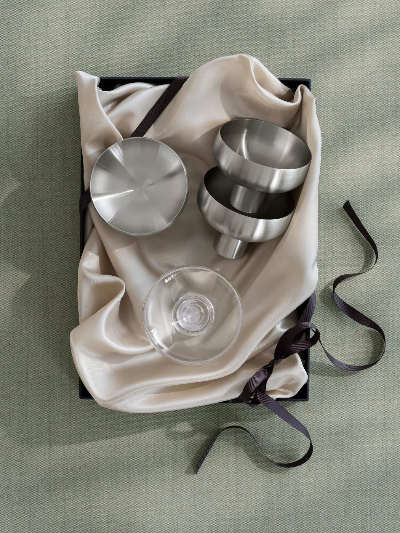 blomus Geschenkband -JUHLA- Schleifenband, Dekoband, Geschenkverpackung modern, Edles Satinband, 5m lang, passend zur Serie JUHLA