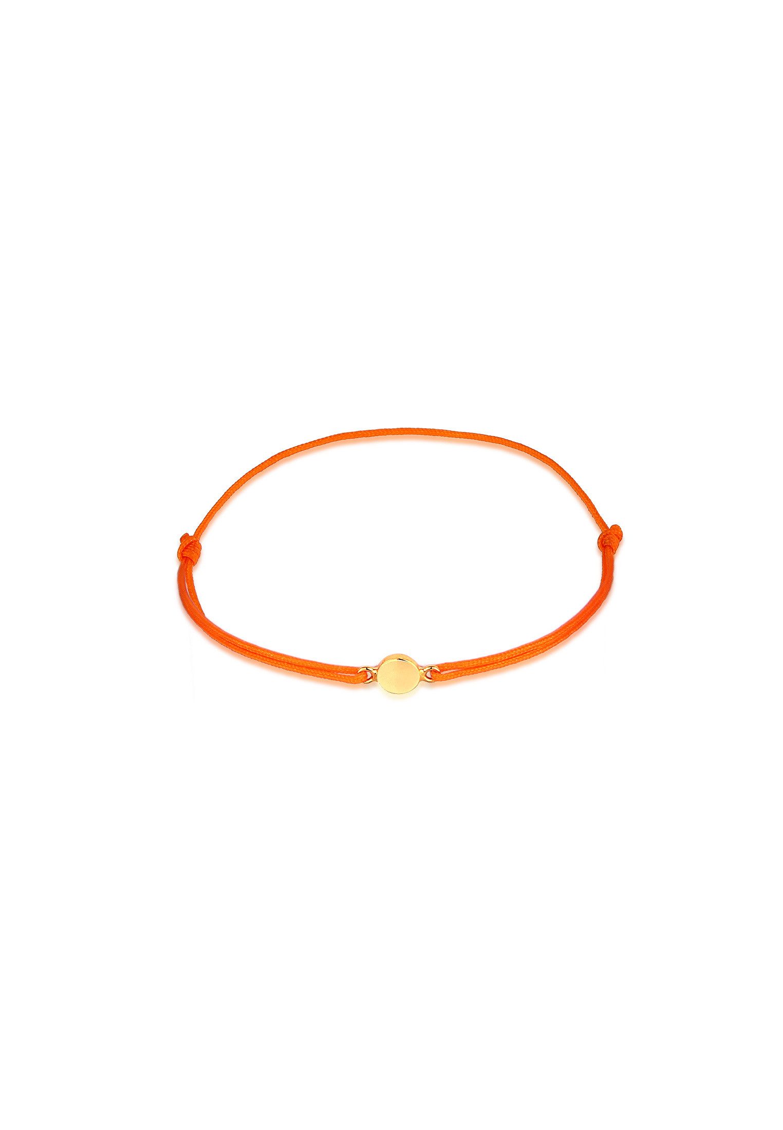 Elli Armband Nylonband Plättchen Anhänger 925 günstig online kaufen