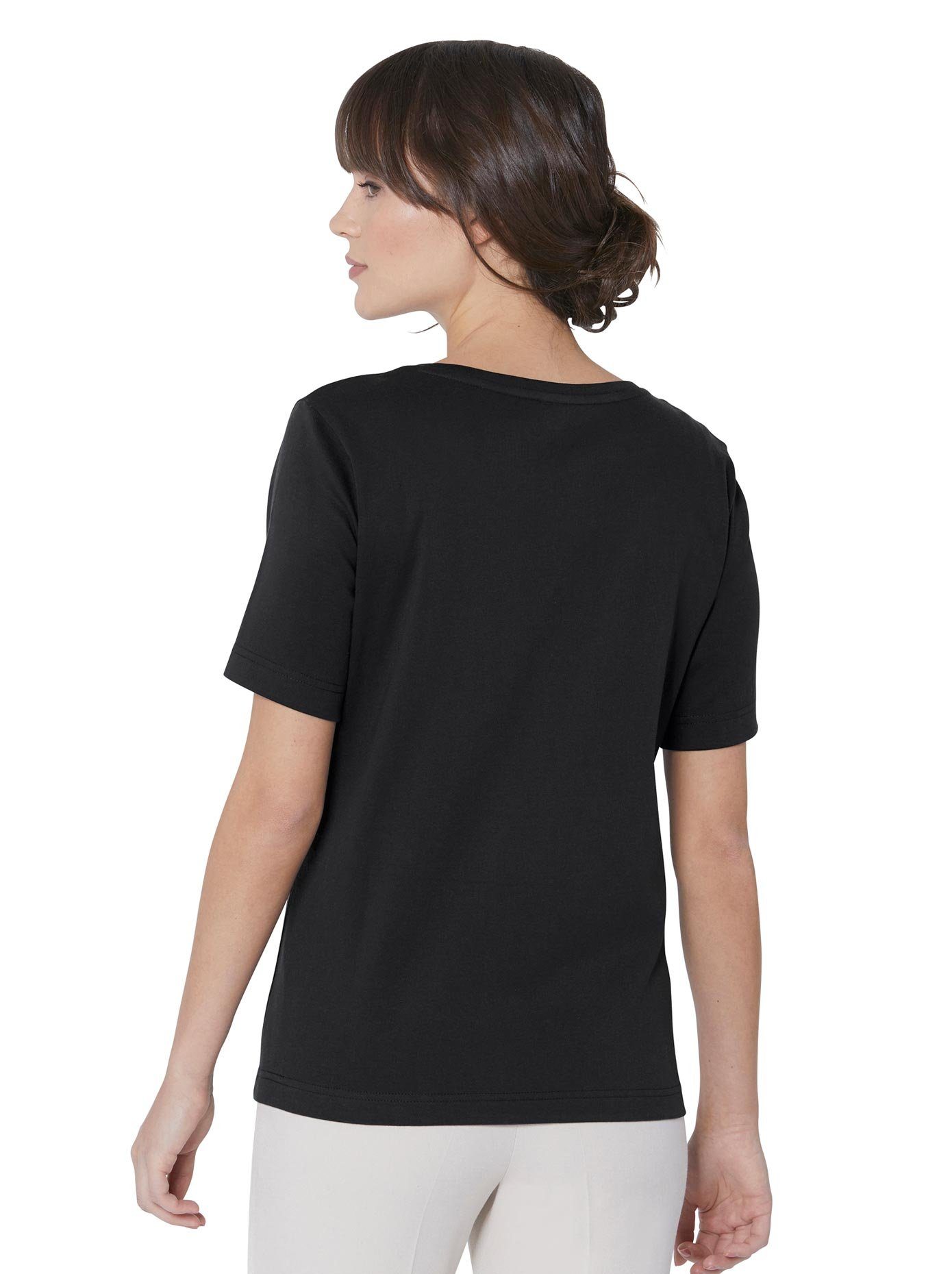 CREATION L PREMIUM Kurzarmshirt »Baumwoll-Shirt« (1-tlg) online kaufen |  OTTO