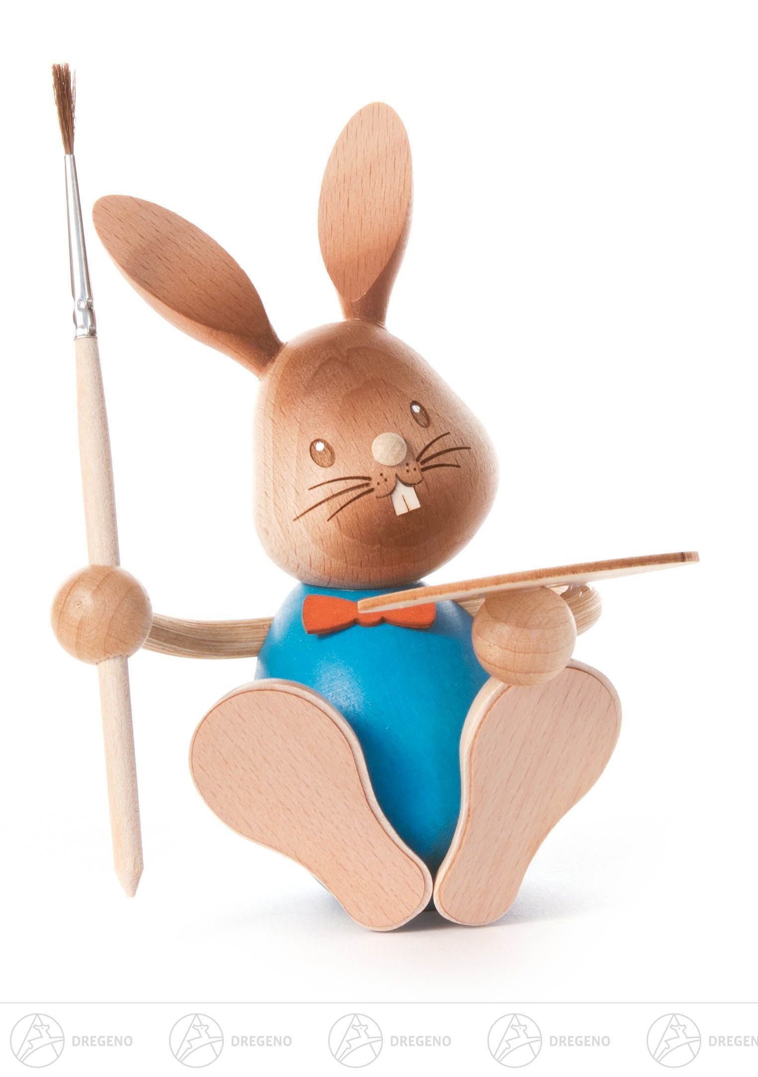 Dregeno Erzgebirge Osterhase Ostern & Frühjahr Hase "Stupsi" Künstler Breite x Höhe x Tiefe 9,5