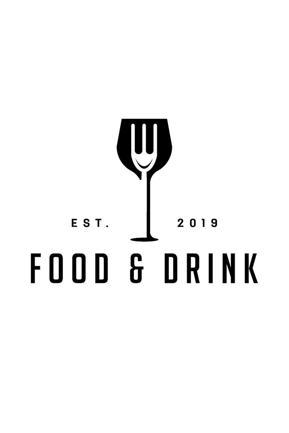 queence Wanddekoobjekt FOOD & DRINK, Stahlschild, Blechschild, Spruch, Witzig, Wanddeko, retro, 20x30cm