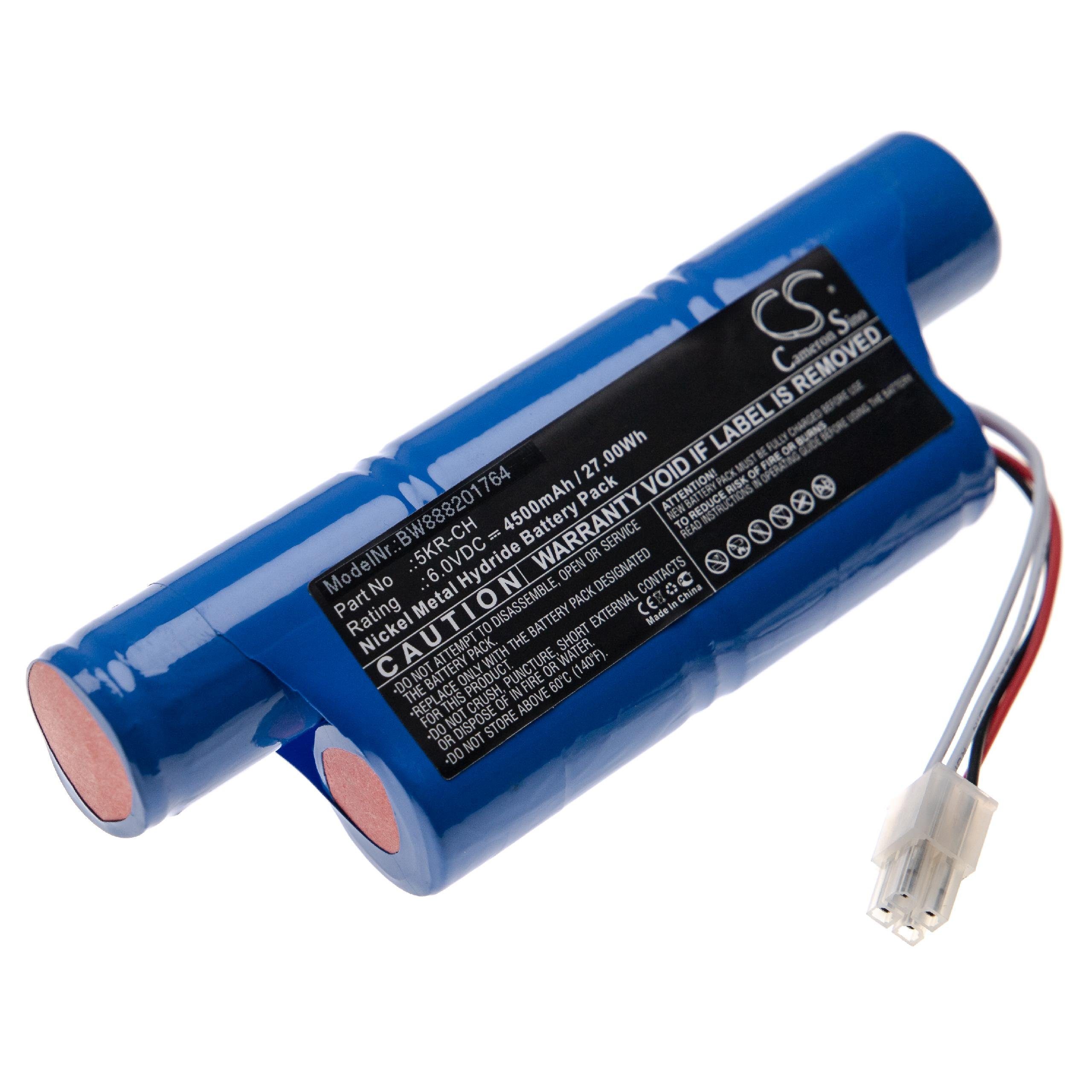 vhbw Ersatz für JDSU 5KR-CH für Akku NiMH 4500 mAh (6 V)