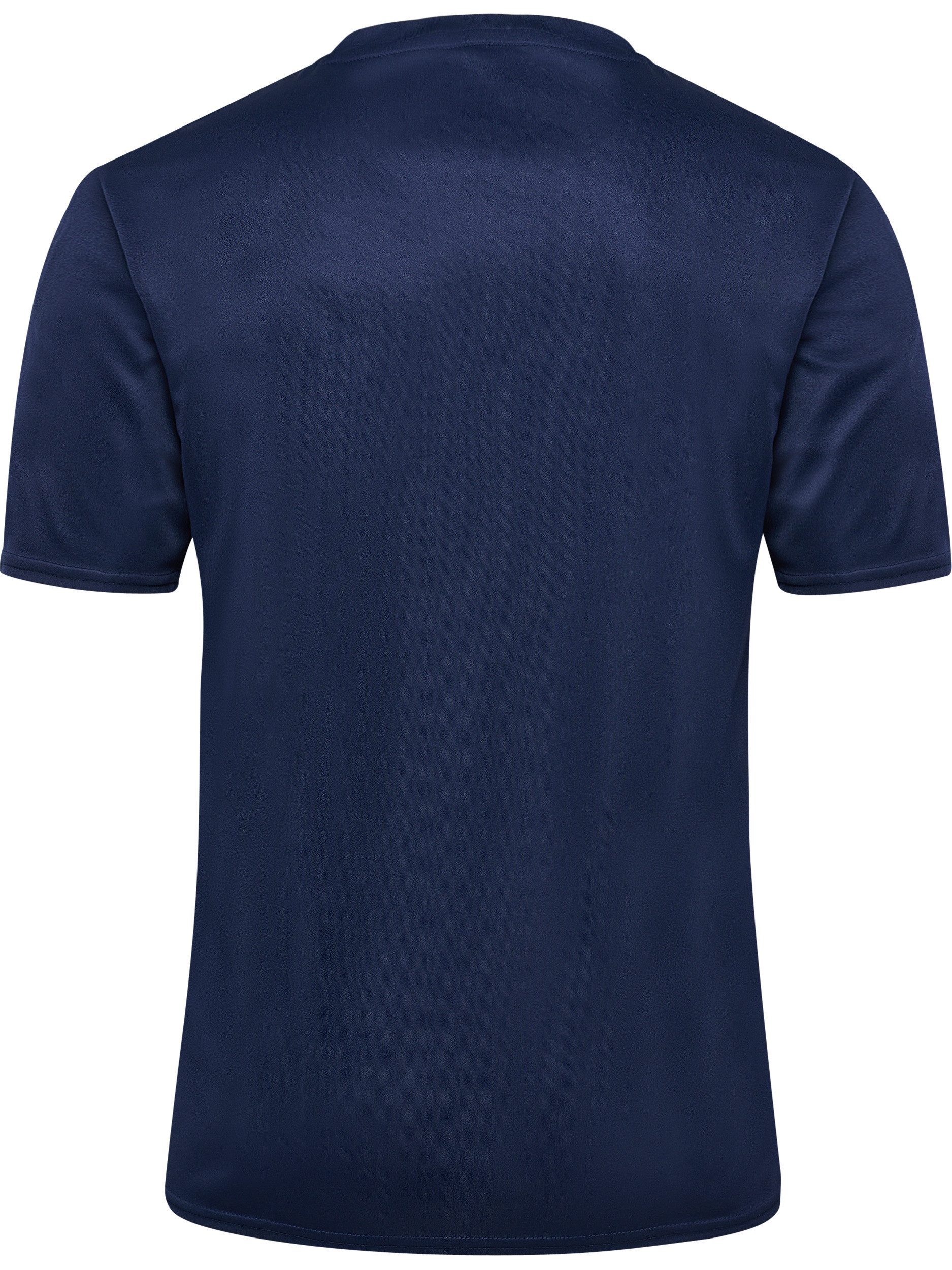 hummel Trainingsshirt HMLESSENTIAL JERSEY S/S Kurzarm-Design, mit Rundhalsausschnitt, in Trikot-Qualität