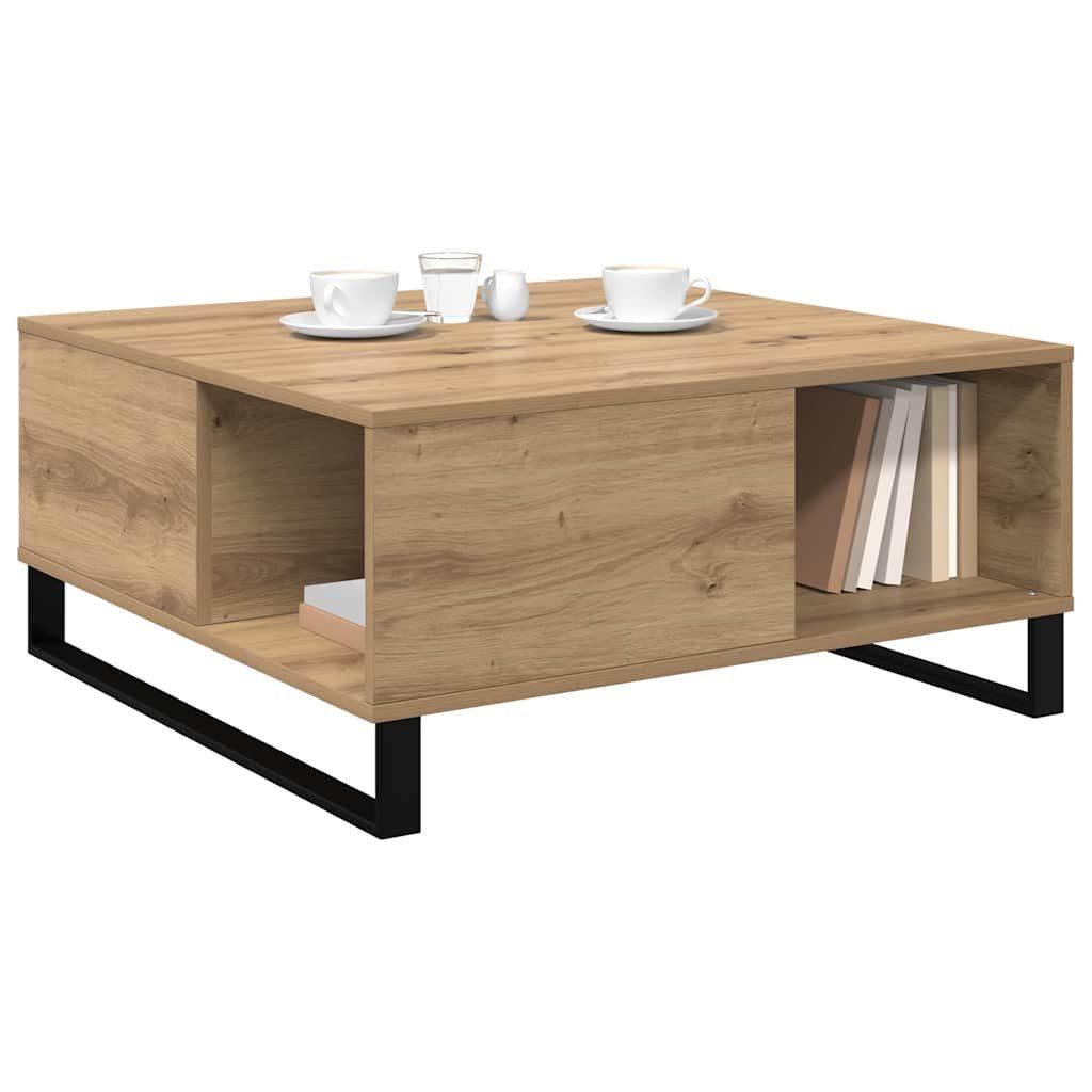vidaXL Couchtisch Couchtisch Eiche handwerklich 80 günstig online kaufen