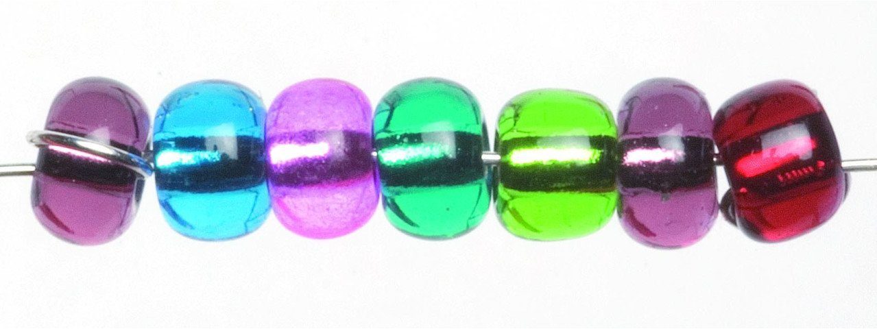 Bastelperlen Glorex Rocailles Perlen 4,5 mm 17 g mix
