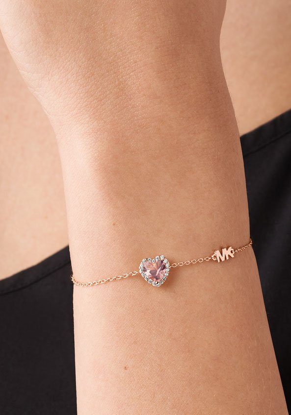 MICHAEL KORS Silberarmband Schmuck Geschenk Silber 925 Armschmuck PREMIUM Herz, mit Zirkonia (synth)