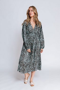 Zhrill Blusenkleid mit Leo-Print