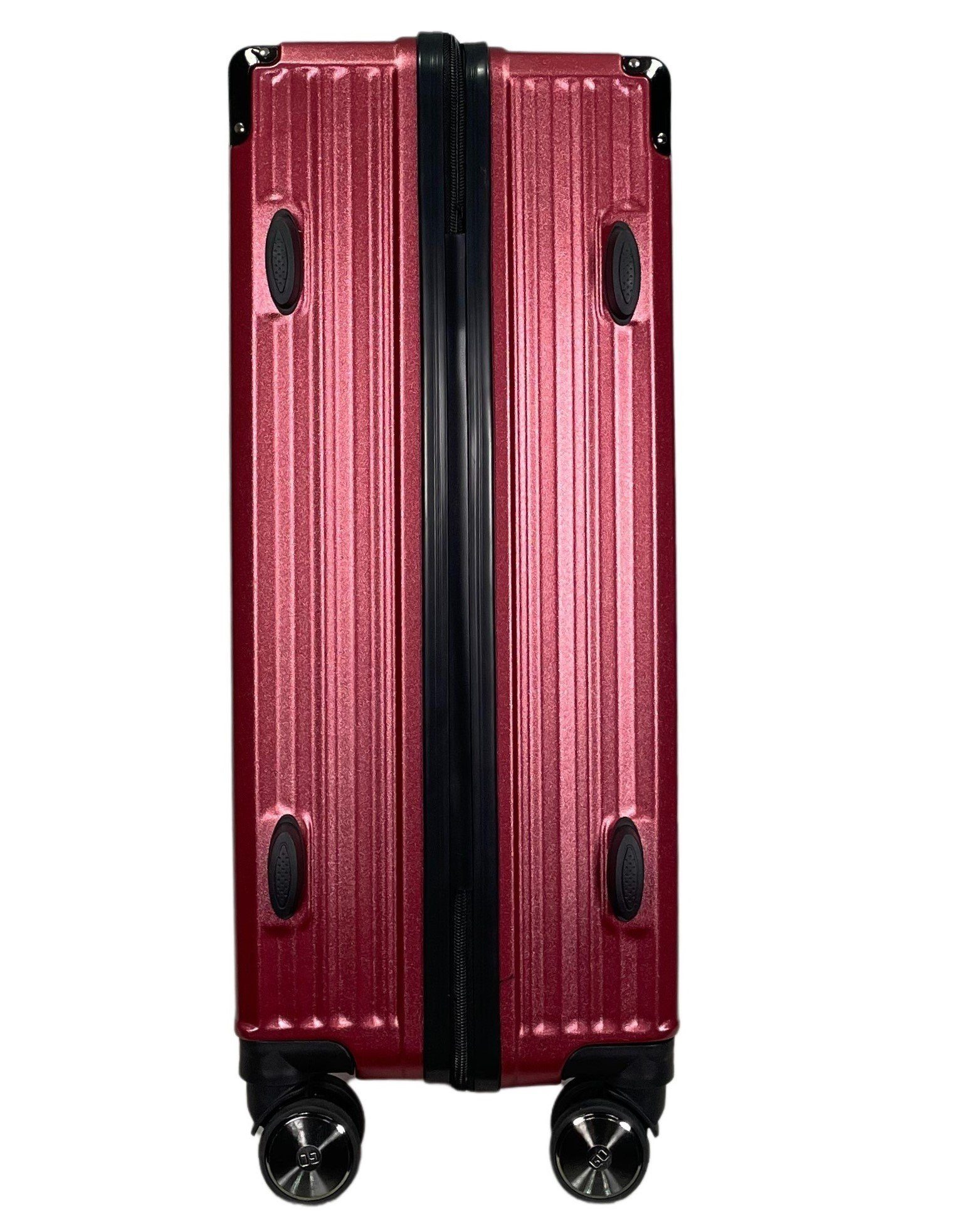 SIGN German Design Trolley Reisekoffer Hartschalen-Koffer, 360° Zwillingsrollen M/L/XL, Netztasche auf der Rückseite