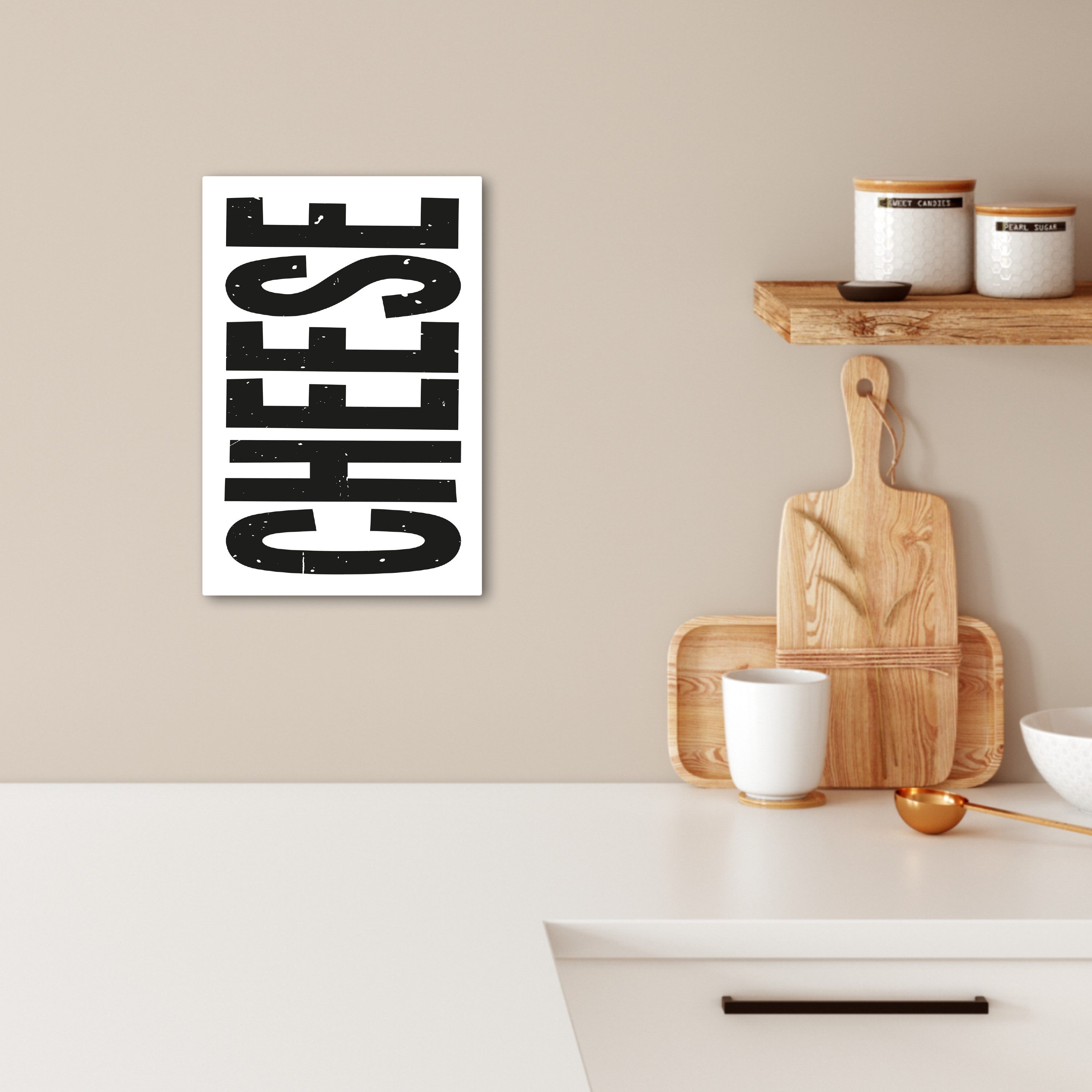 OneMillionCanvasses® Leinwandbild Schwarz - Vintage - günstig online kaufen