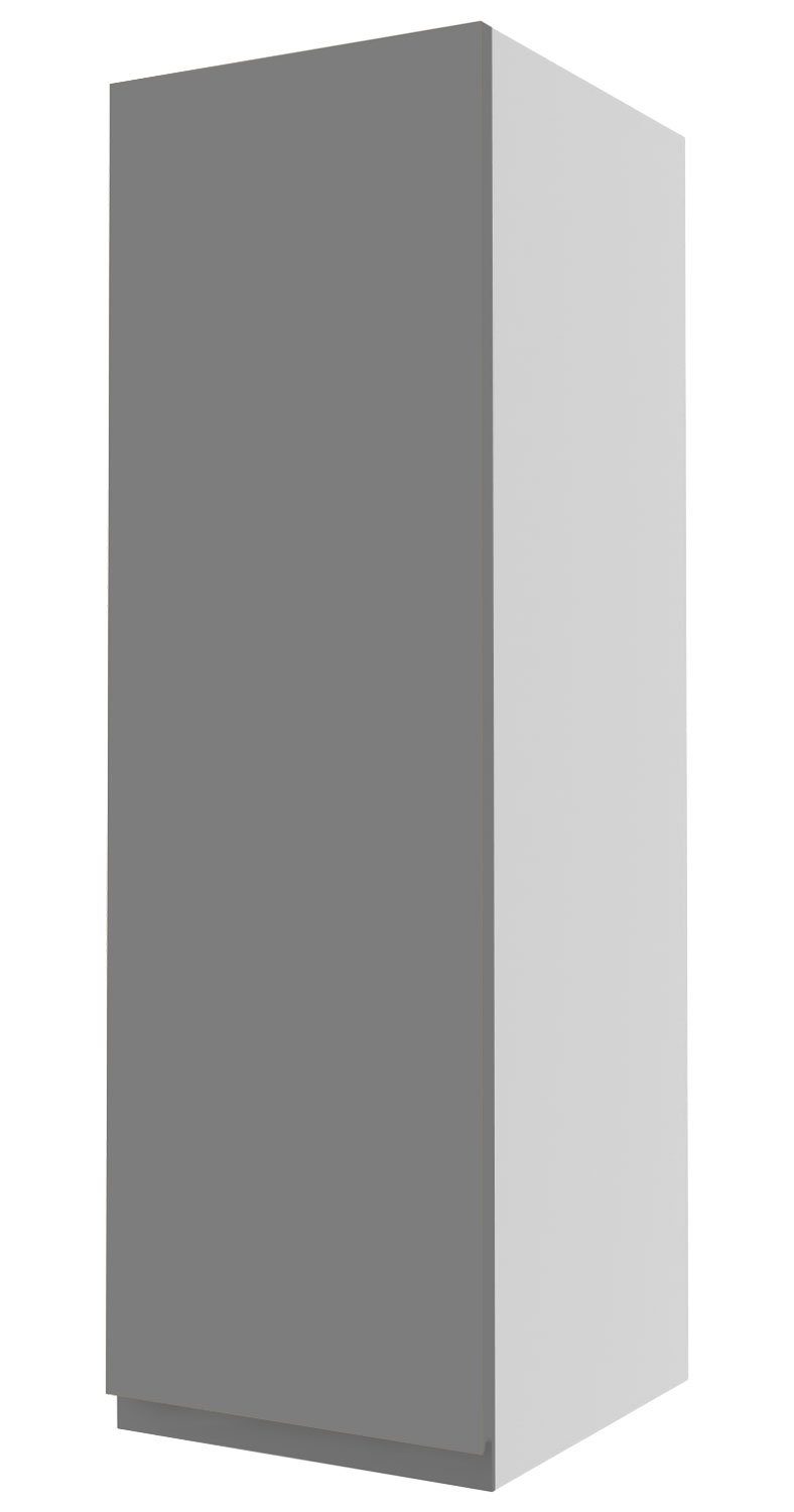 wählbar 1-türig schwarz Klapphängeschrank Korpusfarbe Front- 30cm matt Acryl und grifflos, Feldmann-Wohnen Avellino