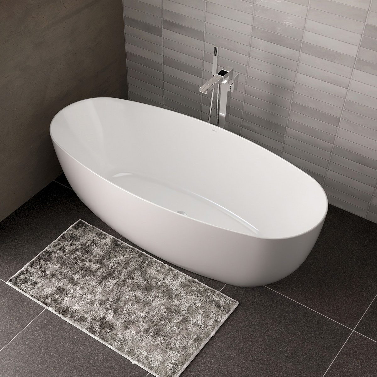 Bernstein Badewanne BELAQUA 2.0, Doppelwandig, mit Siphon, 2-Sitzer