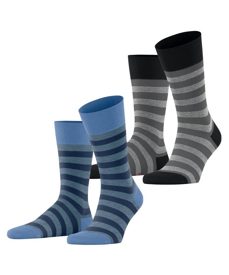 FALKE Socken Sensitive Mapped Line 2-Pack (2-Paar)