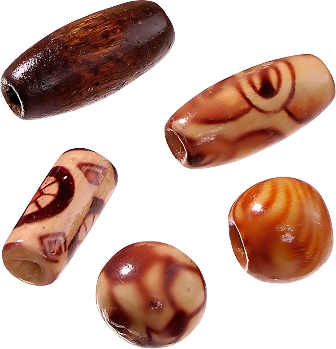 Knorr Prandell Bastelperlen KNORR PRANDELL 216033558 Holzperlen-Mix08 - 15 cm Buche Deutschland