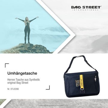 BAG STREET Umhängetasche Bag Street Damen Herren Umhängetasche (Umhängetasche), Umhängetasche, Messenger Bag Synthetik, navyblau ca. 40cm x ca. 30cm
