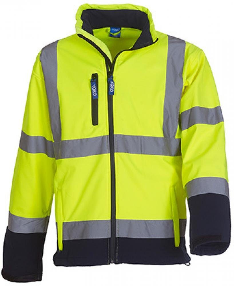 YOKO Softshelljacke High Visibility 2 Bands & Braces Softshell Jacket