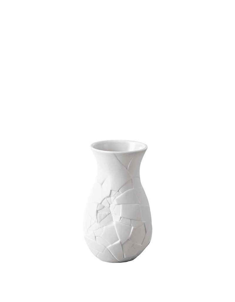 Rosenthal Tischvase Vase of Phases aus weißem Porzellan, matt, 10 cm (einzelne Vase), Kollektion Miniaturvasen
