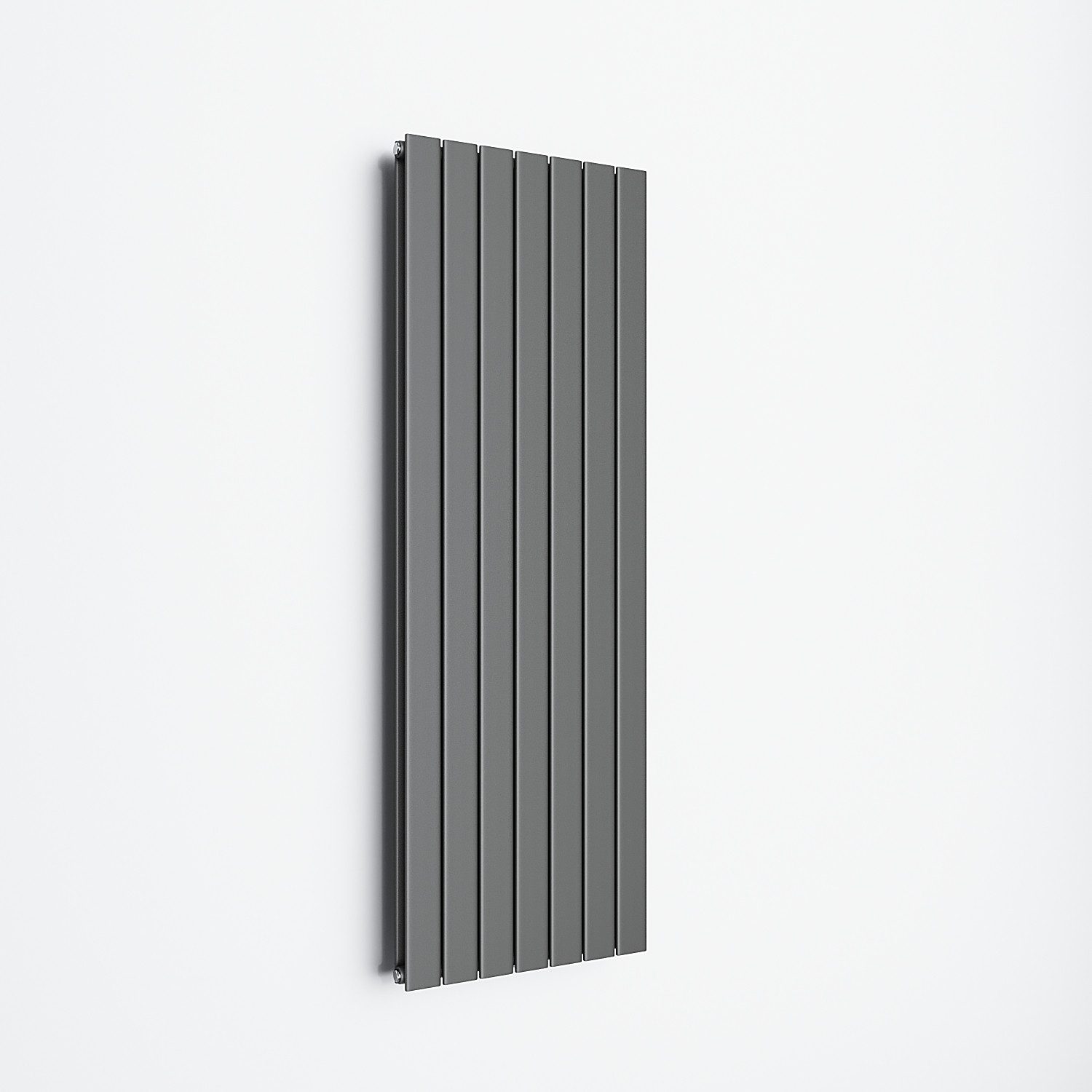 SONNI Design Heizkörper Flach Anthrazit Doppellagig 1600x542mm Vertikal, Paneelheizkörper, Heizungsbereich 19~27m², Mittelanschuss