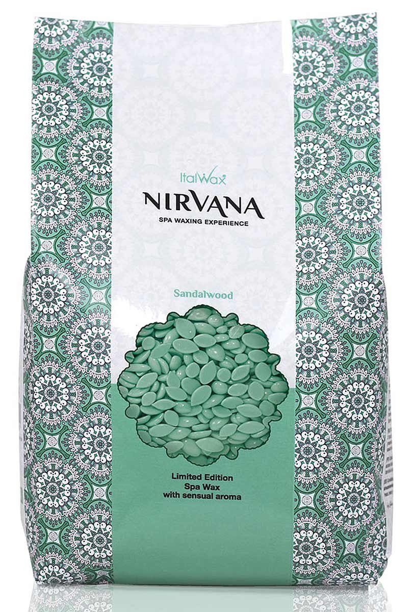 Italwax Körperrasierer Filmwachs Nirvana Sandelholz Italwax Hot Film Wax Wachsperlen