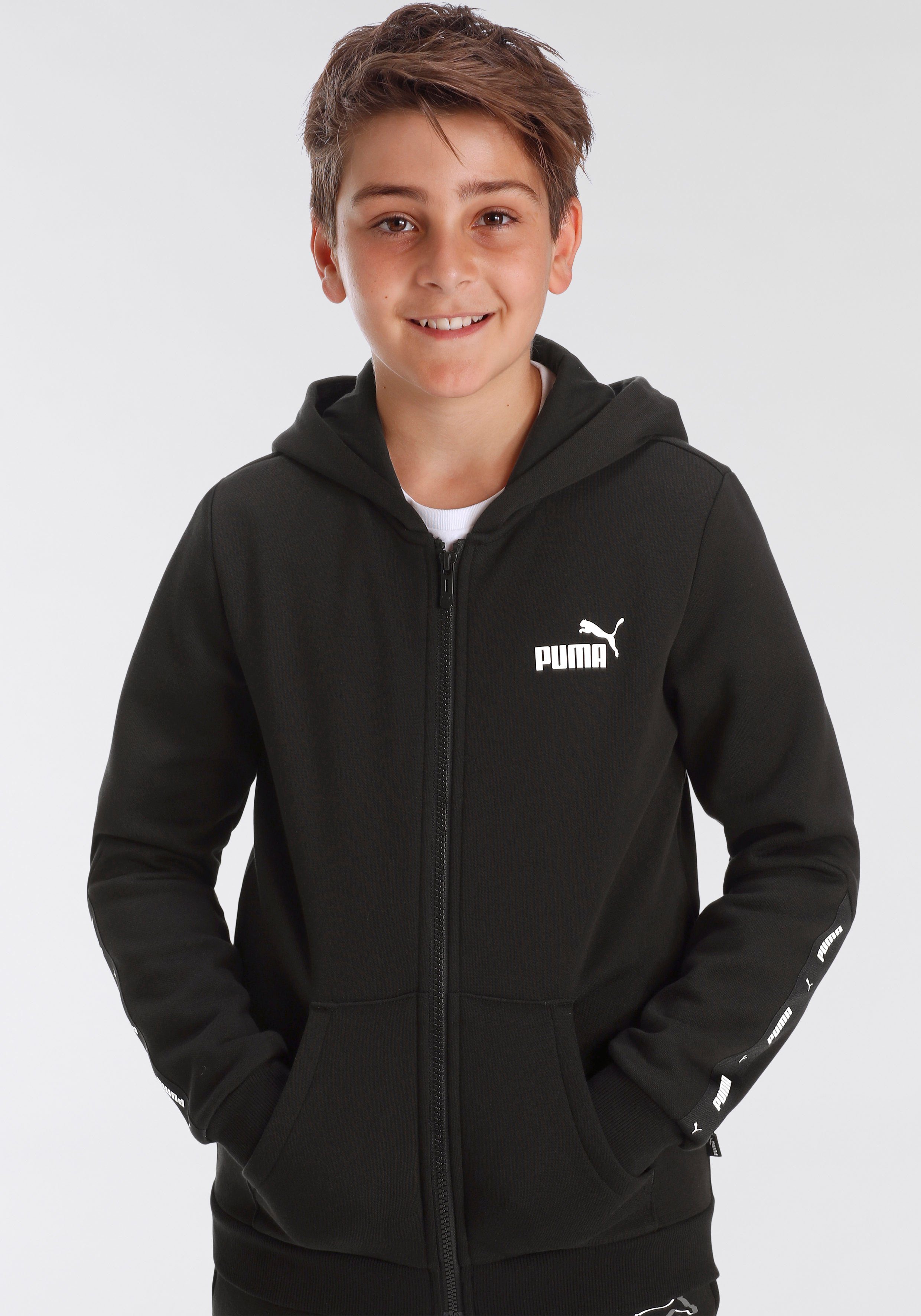 ESS TAPE Kapuzensweatshirt HOODIE B FL FULL-ZIP PUMA