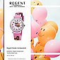 Regent Quarzuhr »URF729 Regent Kinder-Armbanduhr rosa Analog F-729«, (Analoguhr), Kinder Armbanduhr rund, klein (ca. 29mm), Aluminium, Elegant, Bild 2