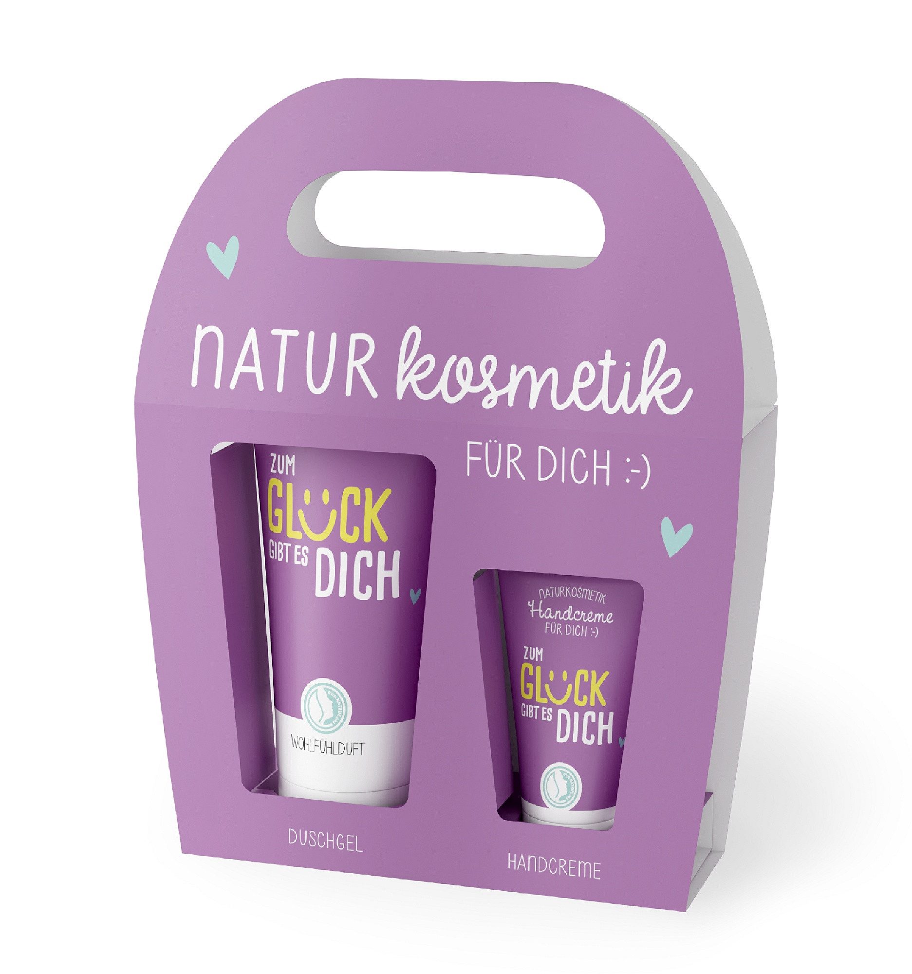 La Vida Duschgel Kosmetikset Duschgel Handcreme Naturkosmetik Geschenk Violett 1292741