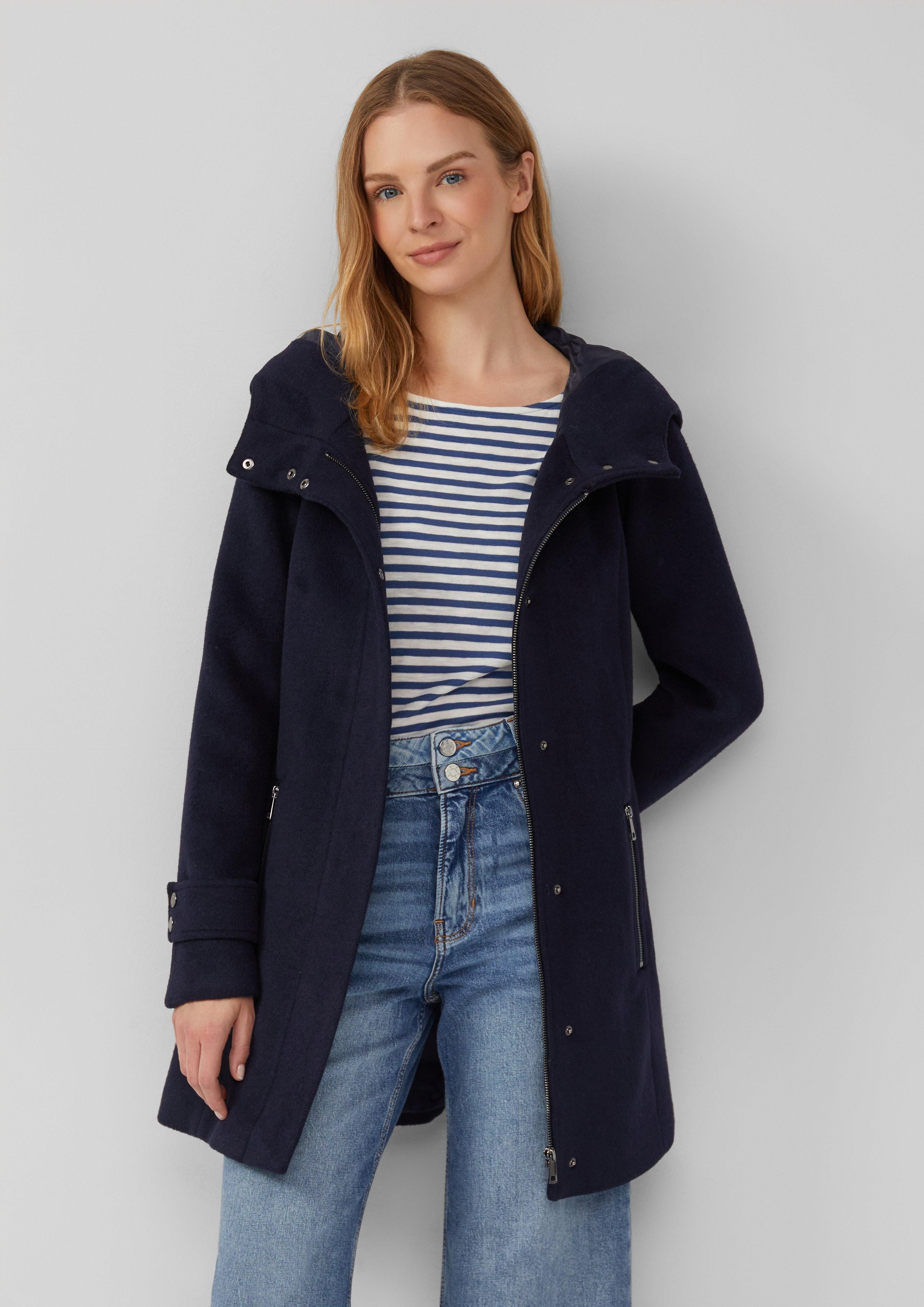 s.Oliver Funktionsmantel Wollmix-Mantel im Slim Fit günstig online kaufen