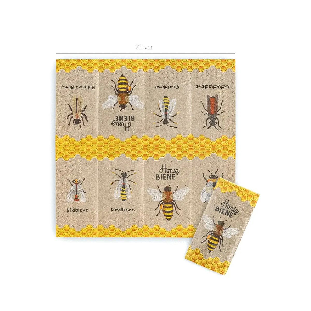 Trendhaus Papiertaschentücher Meine Bienen-Freunde - Taschentücher