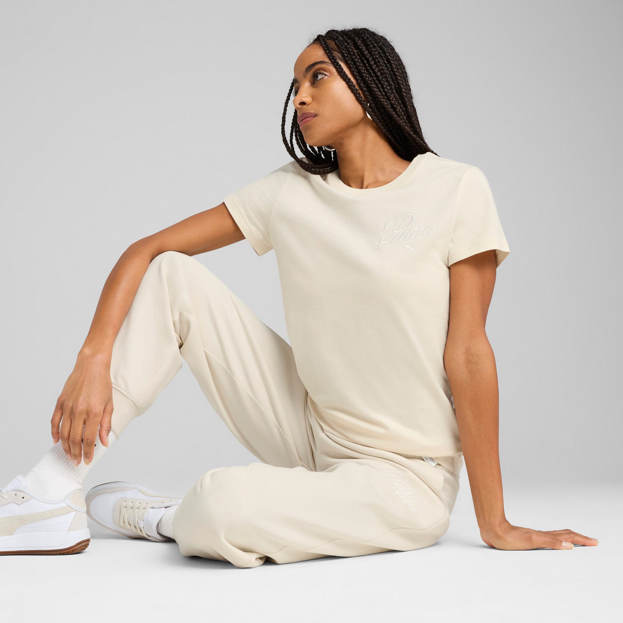 PUMA T-Shirt ESS SCRIPT TEE günstig online kaufen