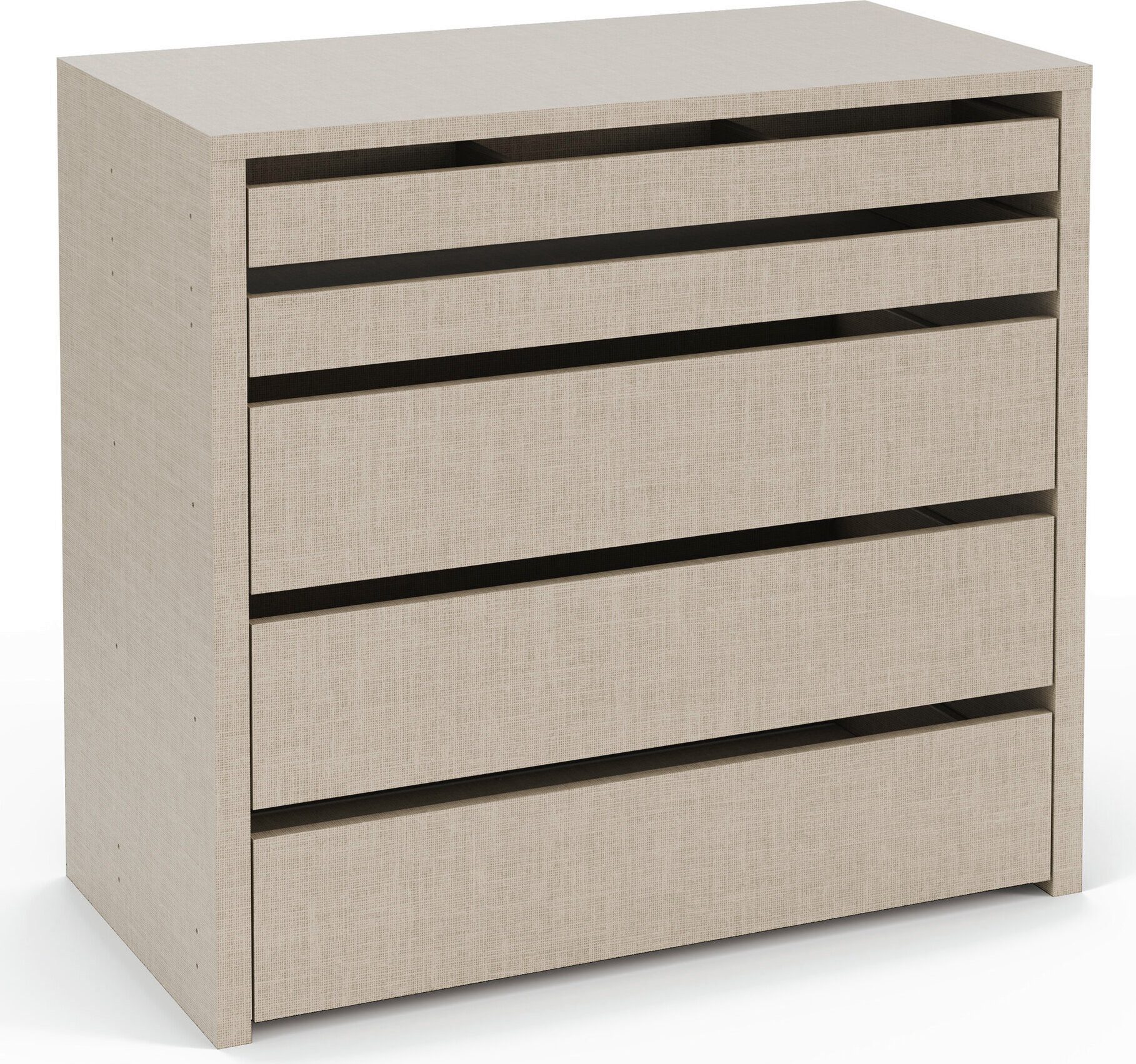 rauch Schubladeneinsatz Zubehör für Rauch-Schränke Garderobe Kleiderschrank Schrank (Inkl. Schubladeninneneinteilung in oberster Schublade), mit 5 Schubladen, Breite 88 cm, Tiefe 45 cm, MADE IN GERMANY