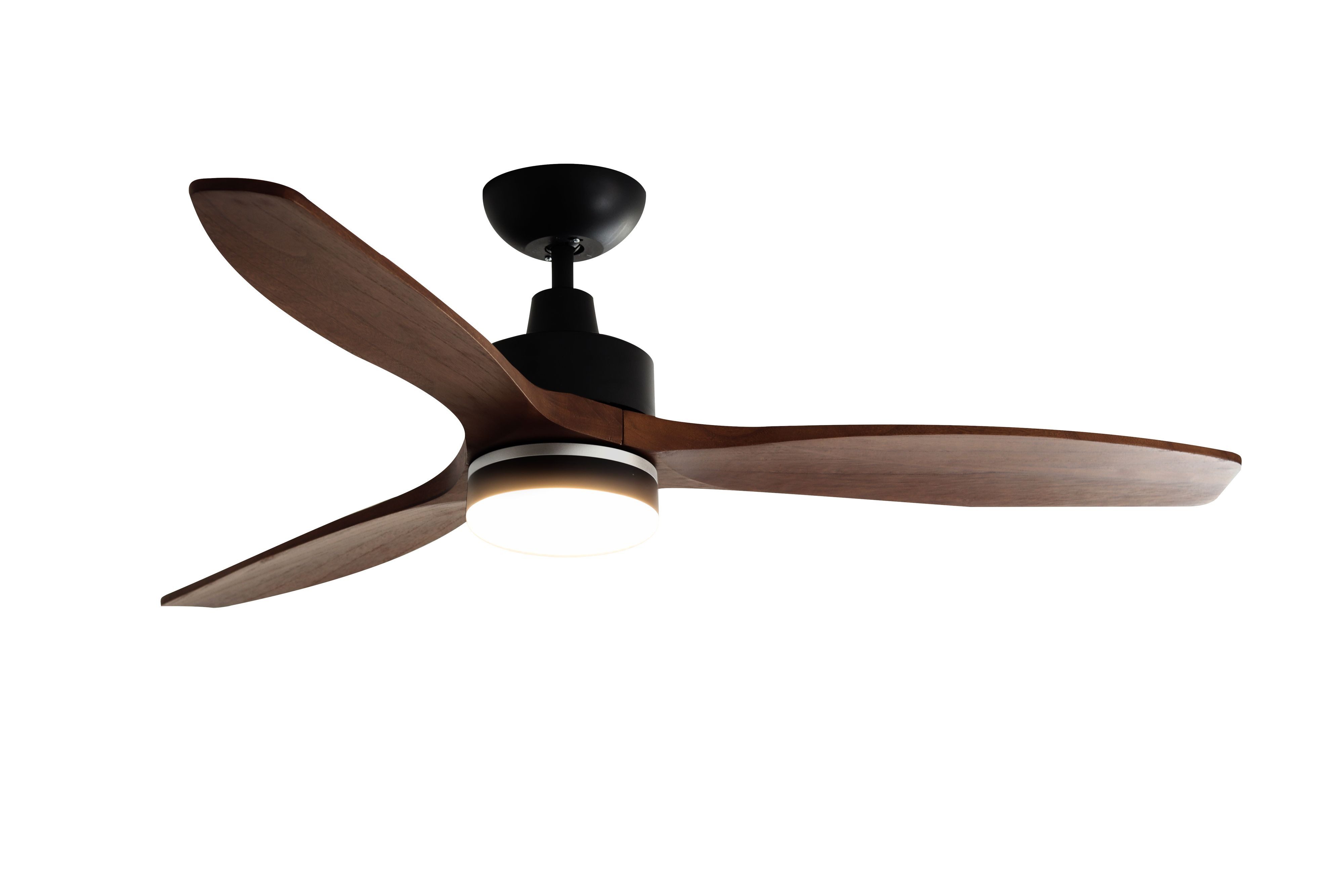 Pepeo Deckenventilator Energiespar Deckenventilator Notos 132 cm mit LED, Timer