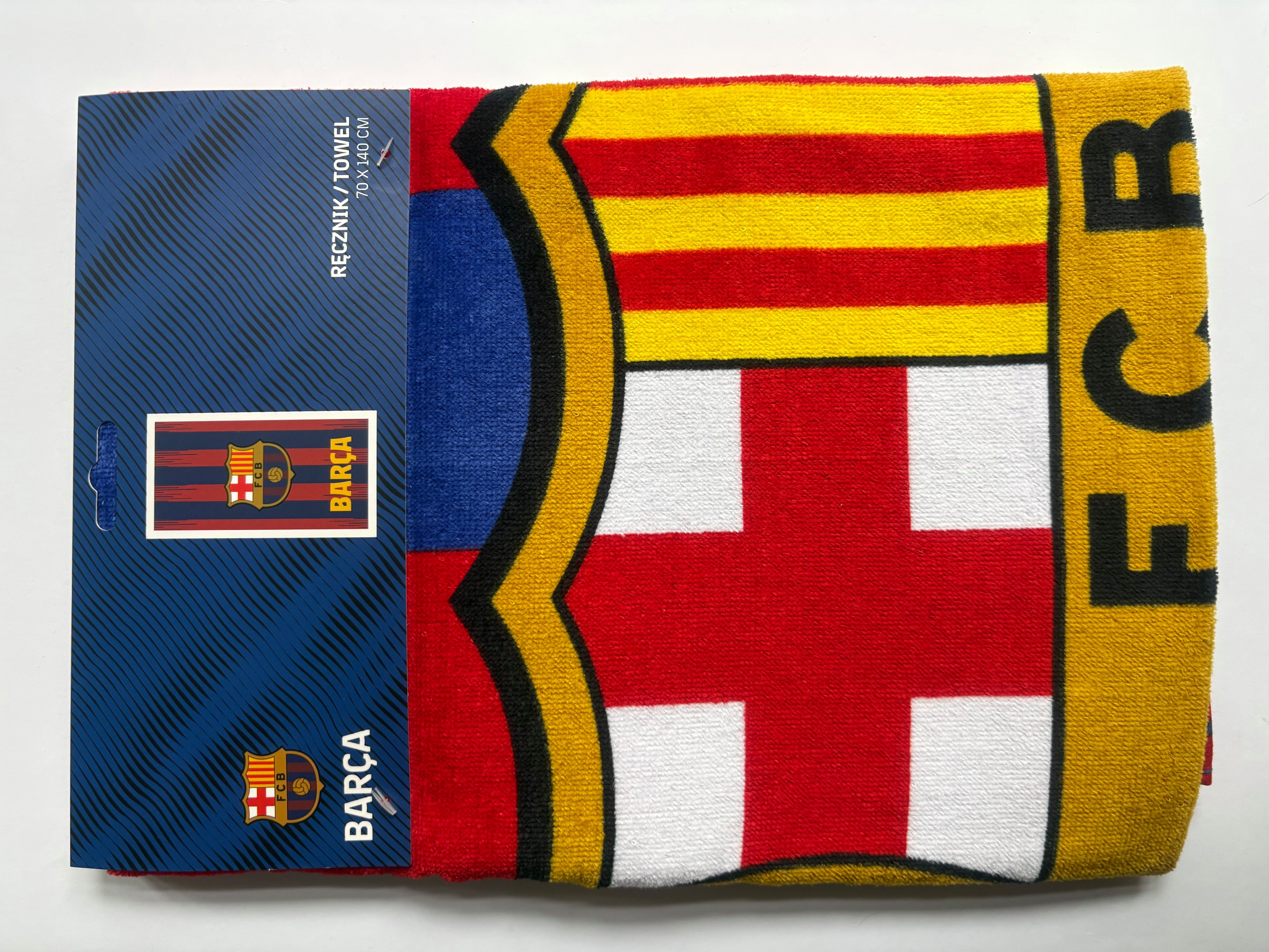 FC Barcelona Strandtuch FC Barcelona Badetuch Handtuch Strandtuch 70 x 140 cm
