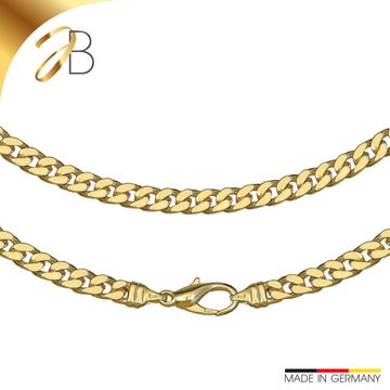 Joyes Boutique Goldkette Goldkette Edle Collier Panzerkette 585 - 14 KGold 50 cm 5,4 mm 53,2 g (Gold, JB)