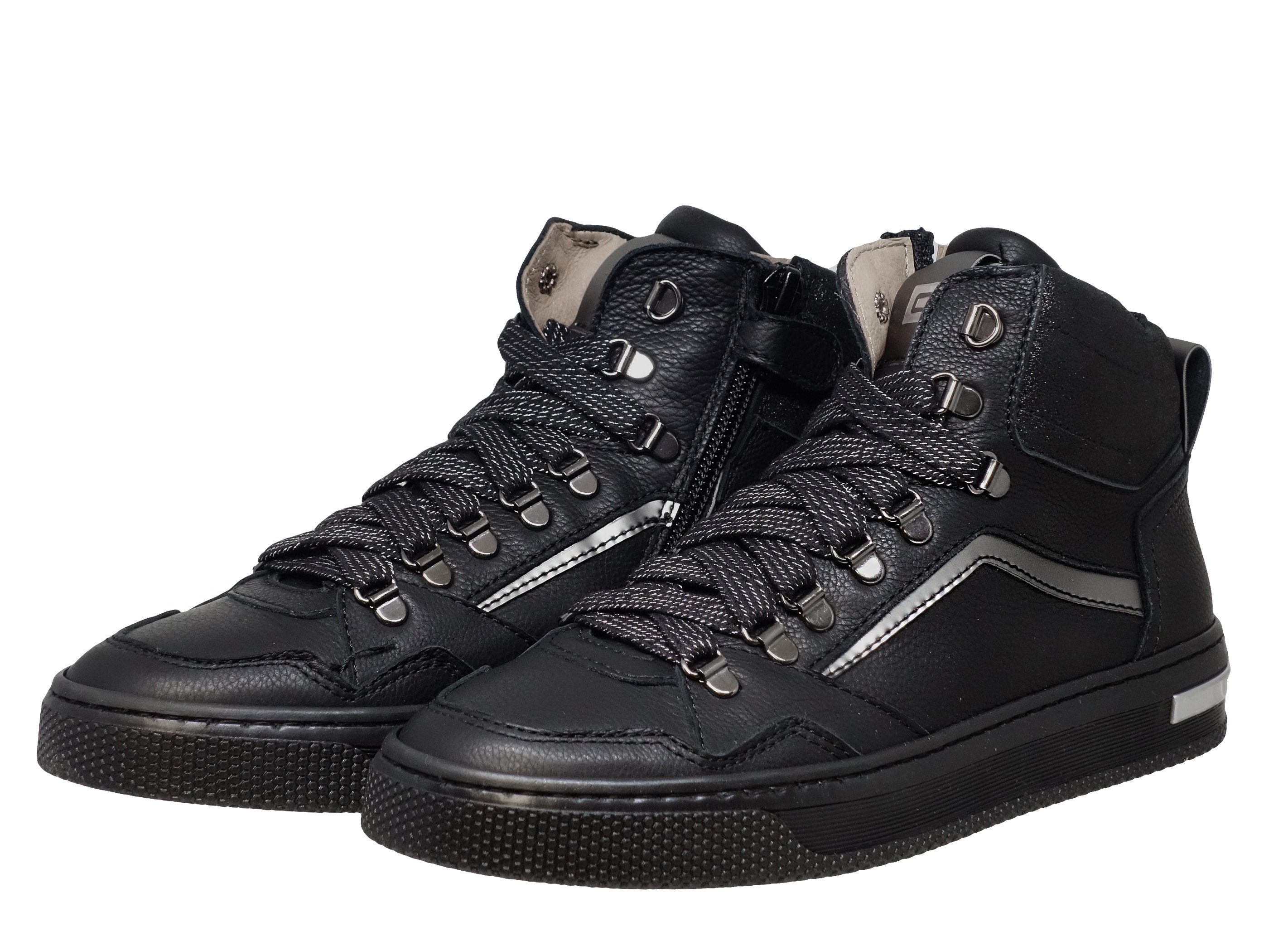 Cole Bounce Restore Cole Bounce Restore 2807D Hohe Sneaker Mädchen Leder schwarz Sneaker