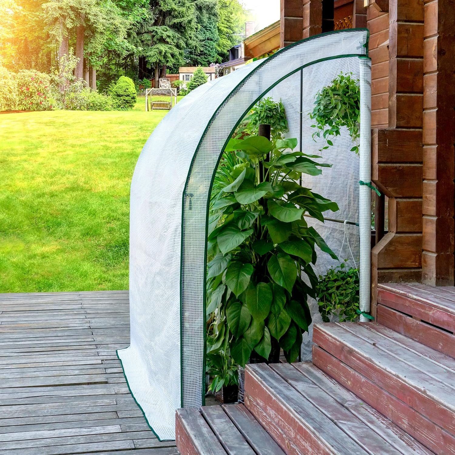 Woltu Gewächshaus, BxTxH: 200 x 100 günstig online kaufen