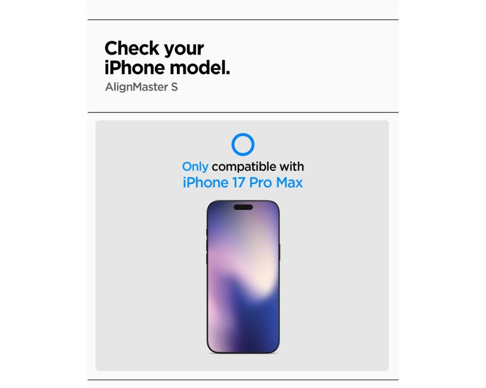 Spigen Displayschutzglas 3x Panzerglas für iPhone 17 Pro Max Displayschutz Schutzglas für Apple iPhone 17 Pro Max, 3x Displayschutz-Set, 3 Stück, Case-friendly, – Bild 2 von 5