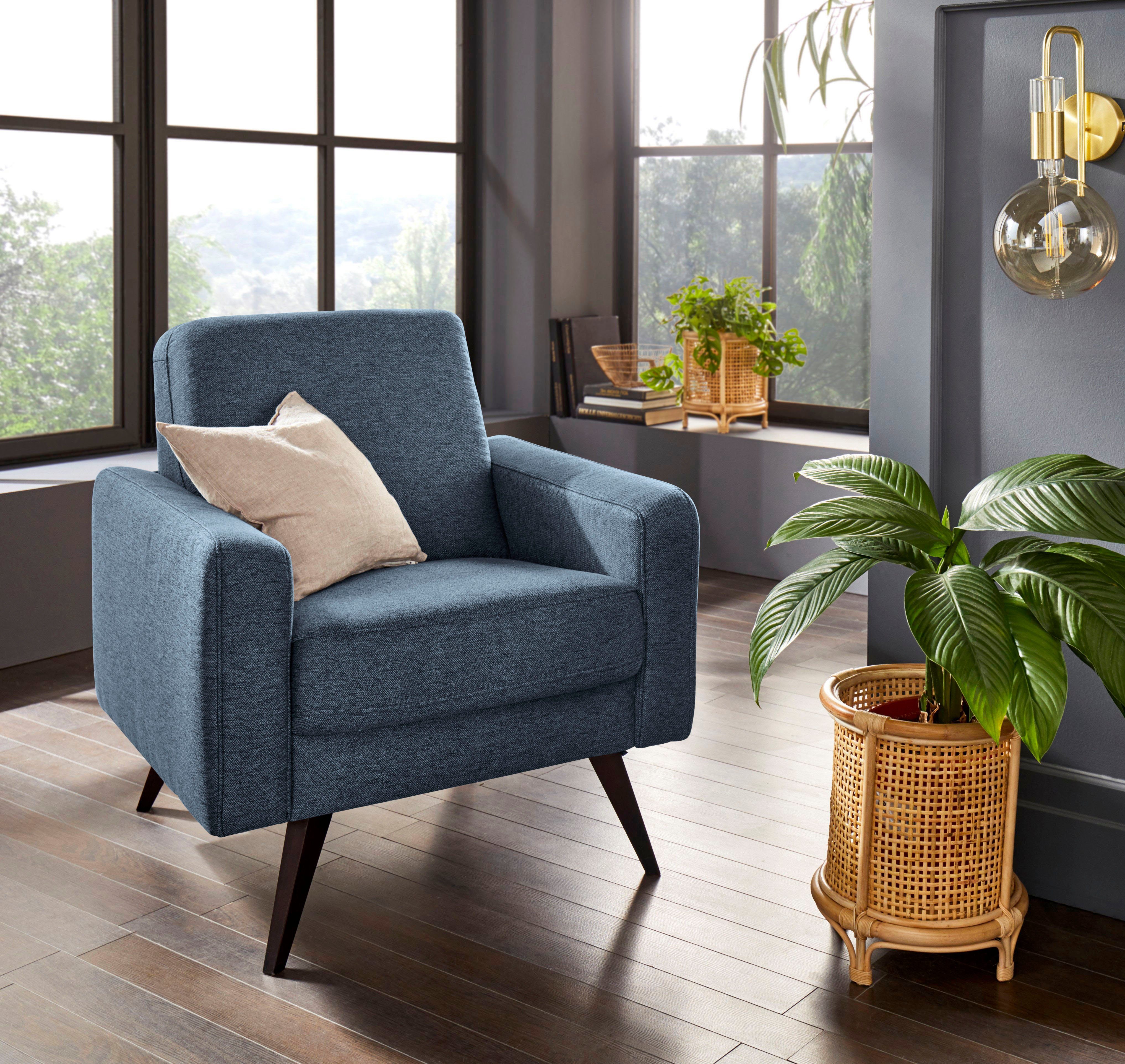 exxpo - sofa fashion Sessel Samso, Loungesessel mit tollem Sitzkomfort, Komfortsitzhöhe 49cm