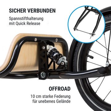 KLARFIT Fahrradkinderanhänger Companion Chaser Fahrradanhänger