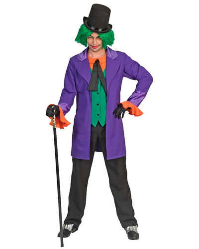Funny Fashion Clown-Kostüm Crazy Man Kostüm für Herren, Film Comic Jacke Lil